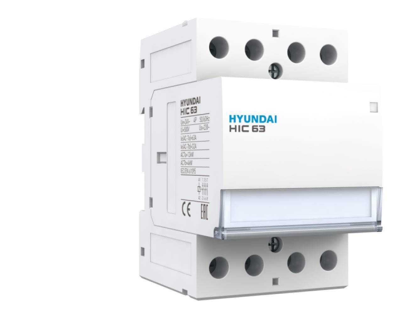 HIC | Auxiliary Contactors | HIC25–HIC63 (1–2 Pole, 230 V AC)