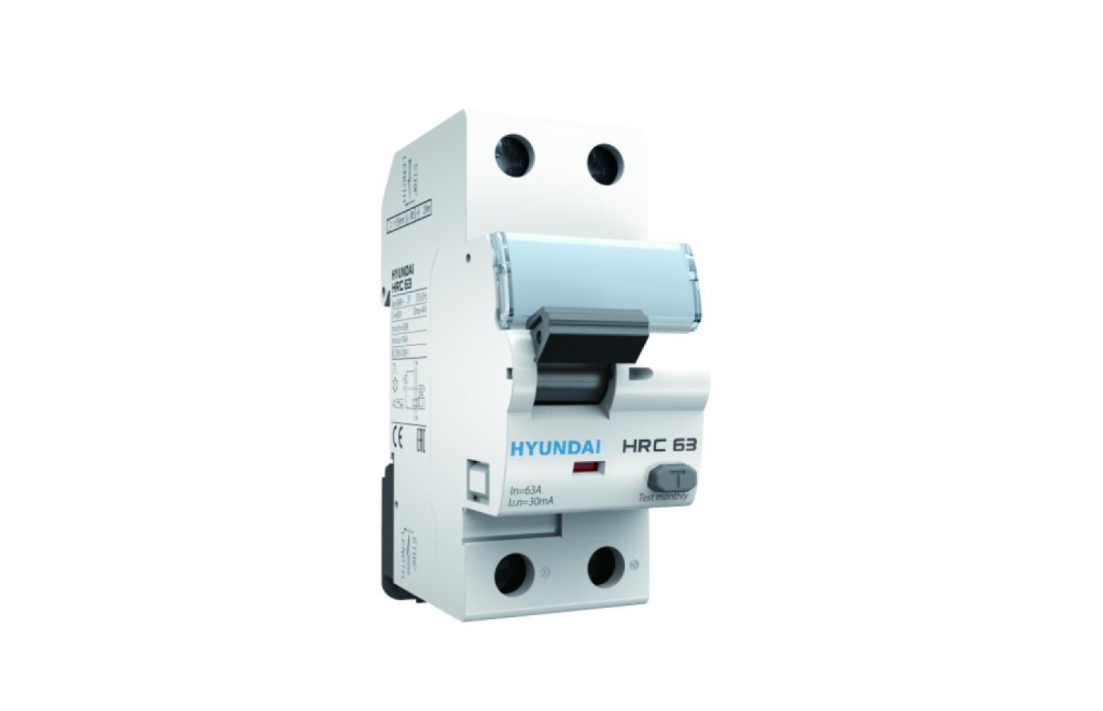 HRC | Residual Current Circuit Breaker | HRC25–HRC100 (2-Pole, 30 mA, Type A)