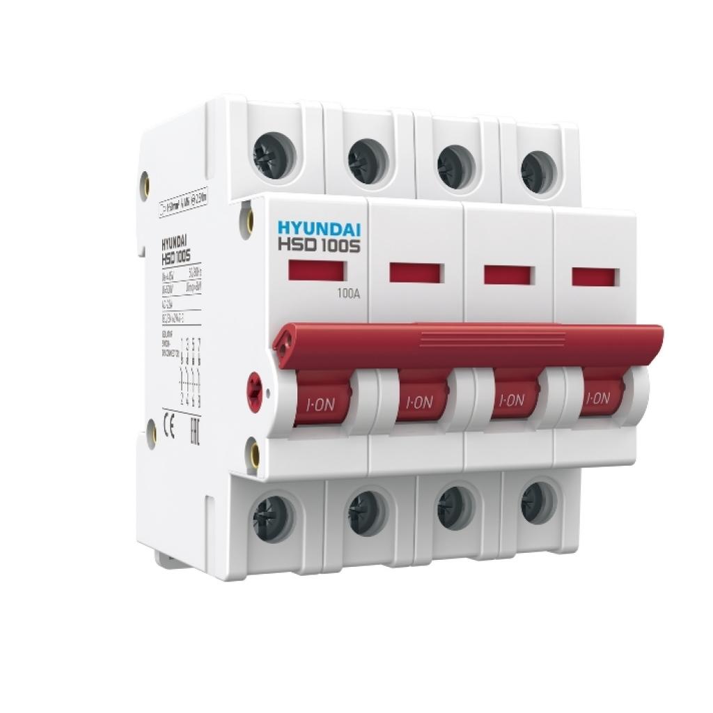 HSD100S 16–125 | Otomat Tipi Anahtar, 4 Kutuplu | AC 240/415 V